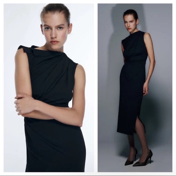 Zara Narciso Rodriguez Orange Dress - Picture 2 of 8